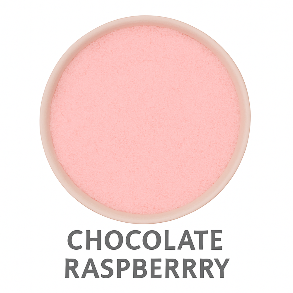 Chocolate Rasberry Flavored Cotton Candy Sugar