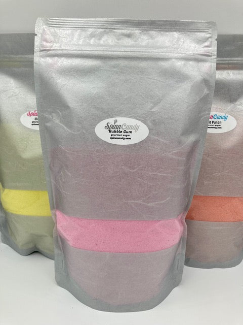 Four 5 Pound Sugar Flavors, 250 Servings